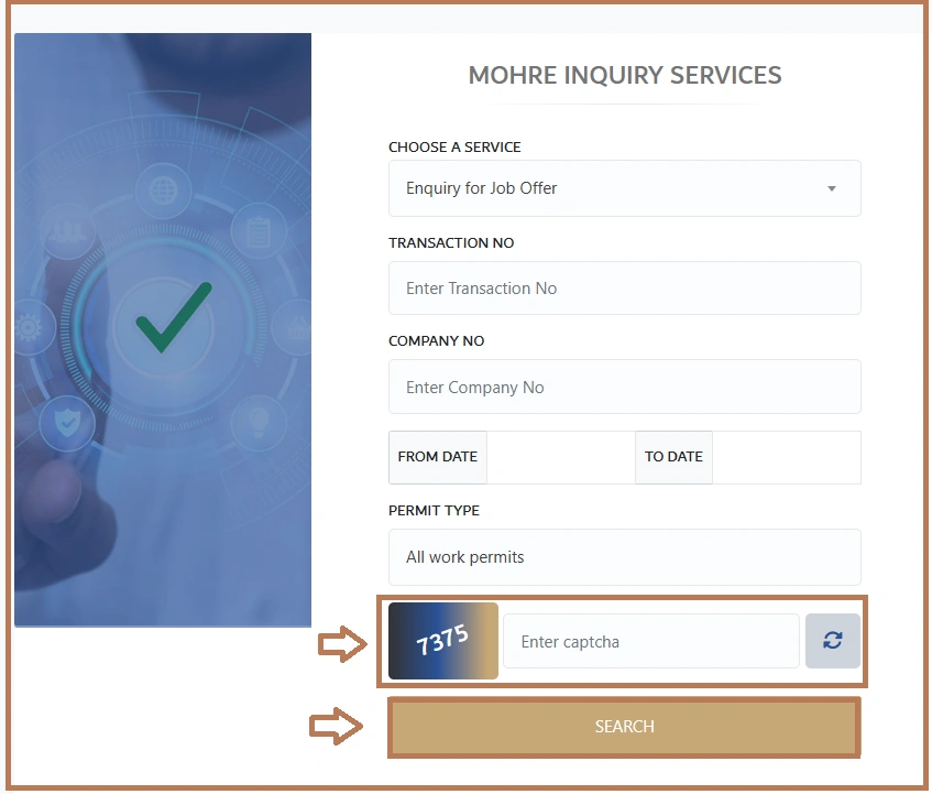 Mohre Labour Contract Number
