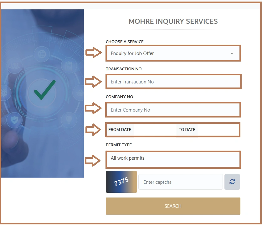 Mohre Labour Contract Number