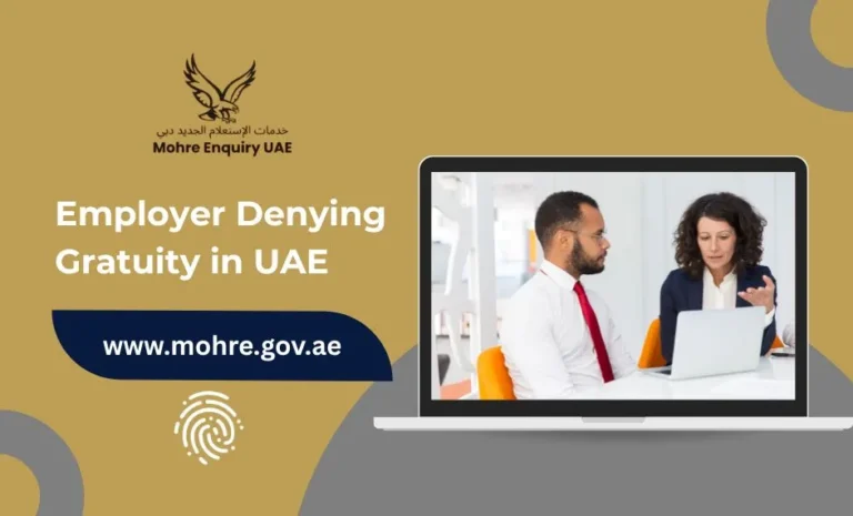 Employer Denying Gratuity in UAE